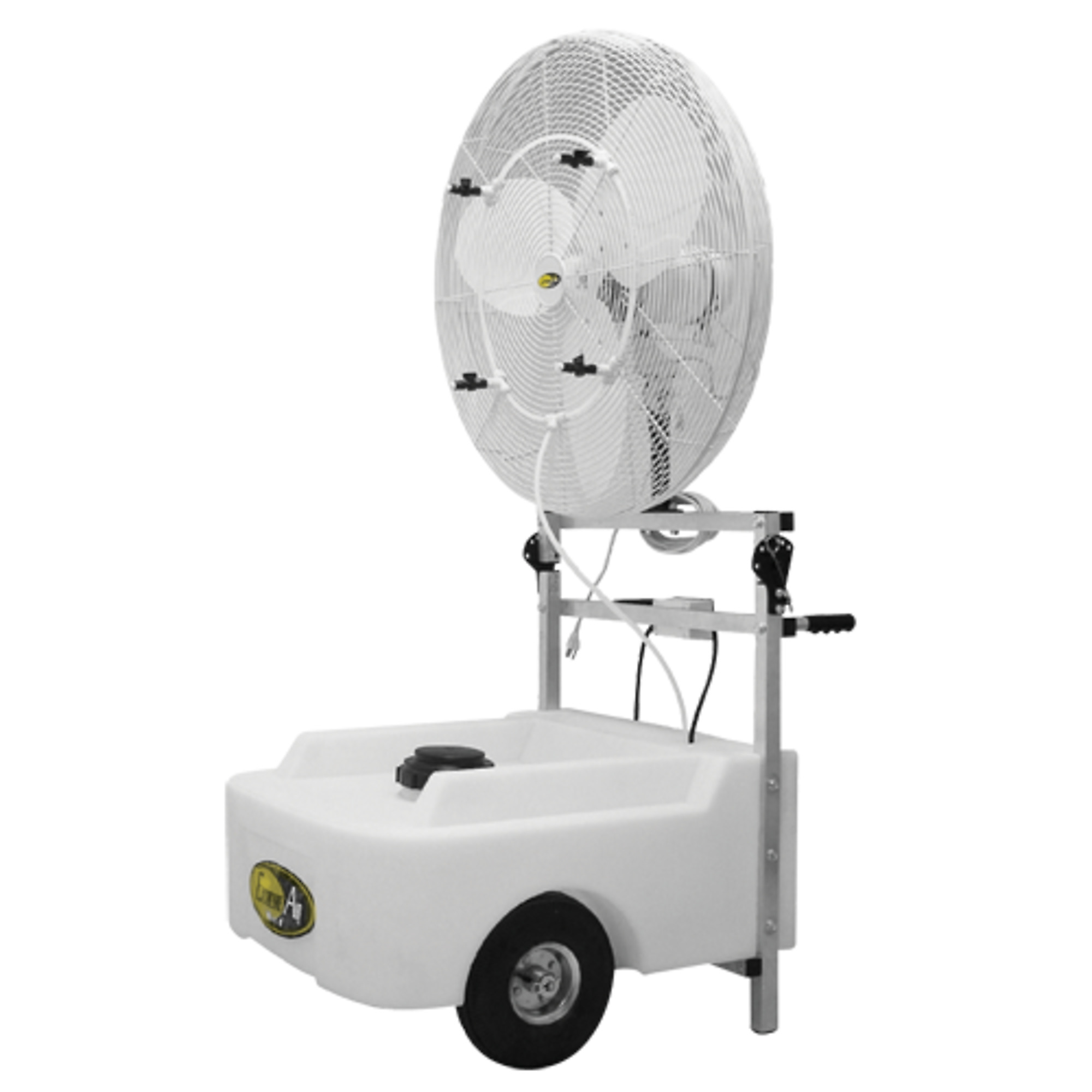 J&D Mfg., Portable Cooling Unit 24in. Osc, Fan Diameter 24 in, Air Delivery 3950 cfm, Model# VPC24-POWOSC